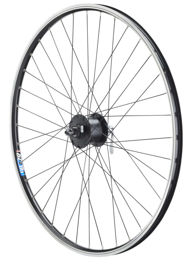 Vorderrad CUT19 Schwarz inkl. Nexus Nabendynamo DHC30003QR V-Brake