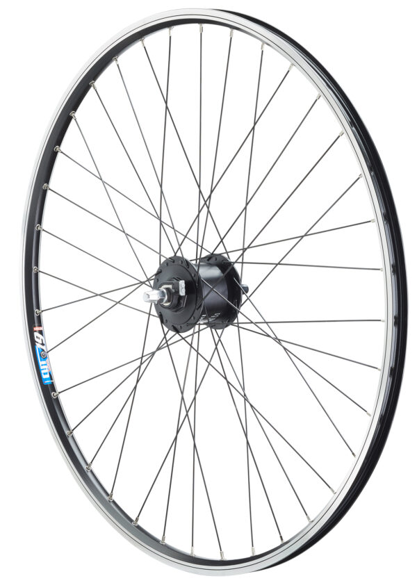 28 Zoll Vorderrad CUT19 Schwarz inkl. Nexus Nabendynamo DHC30003VA V-Brake