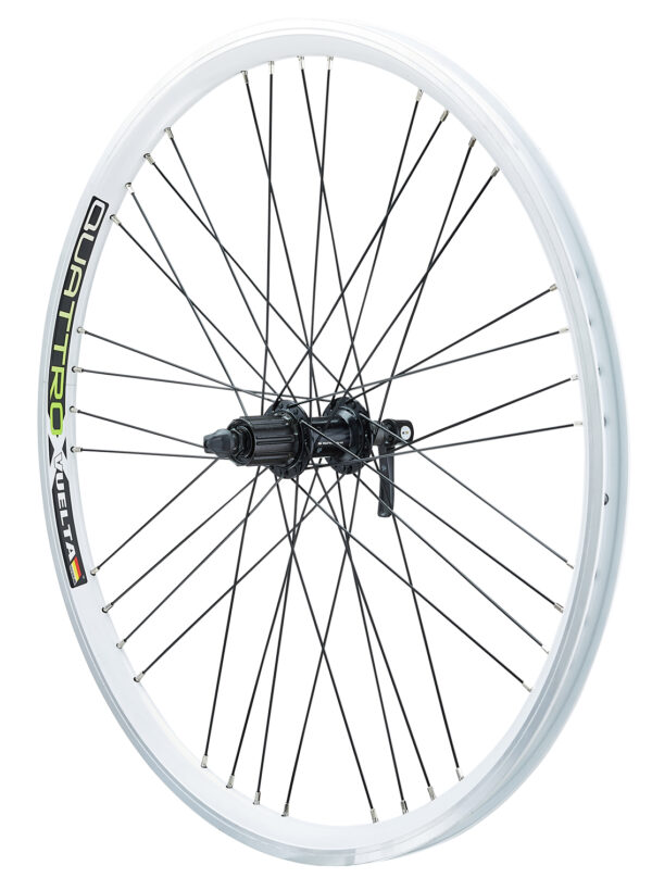 26 Zoll Quattro X 9x4 Weiß  V-Brake – Bild 3