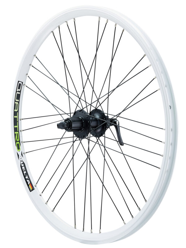 26 Zoll Quattro X 9x4 Weiß Disc 6 bolt – Bild 3