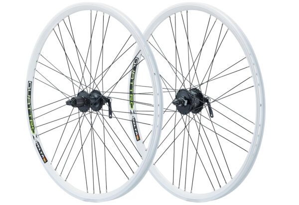 26 Zoll Quattro X 9x4 Nabendynamo Weiß Disc 6 bolt