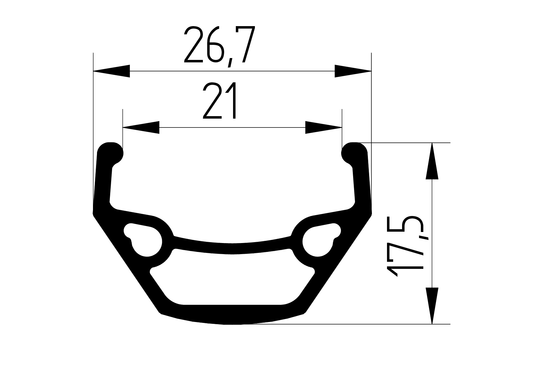 Vuelta Pro Disc Schwarz MTB 6 bolt Disc – Bild 6